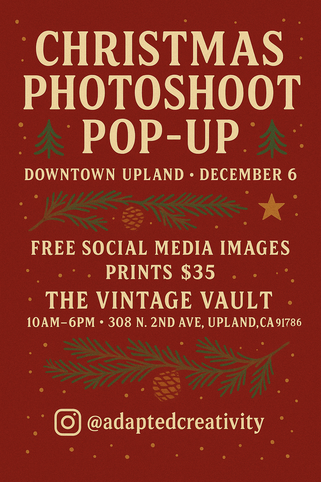 Christmas Photoshoot Flyer